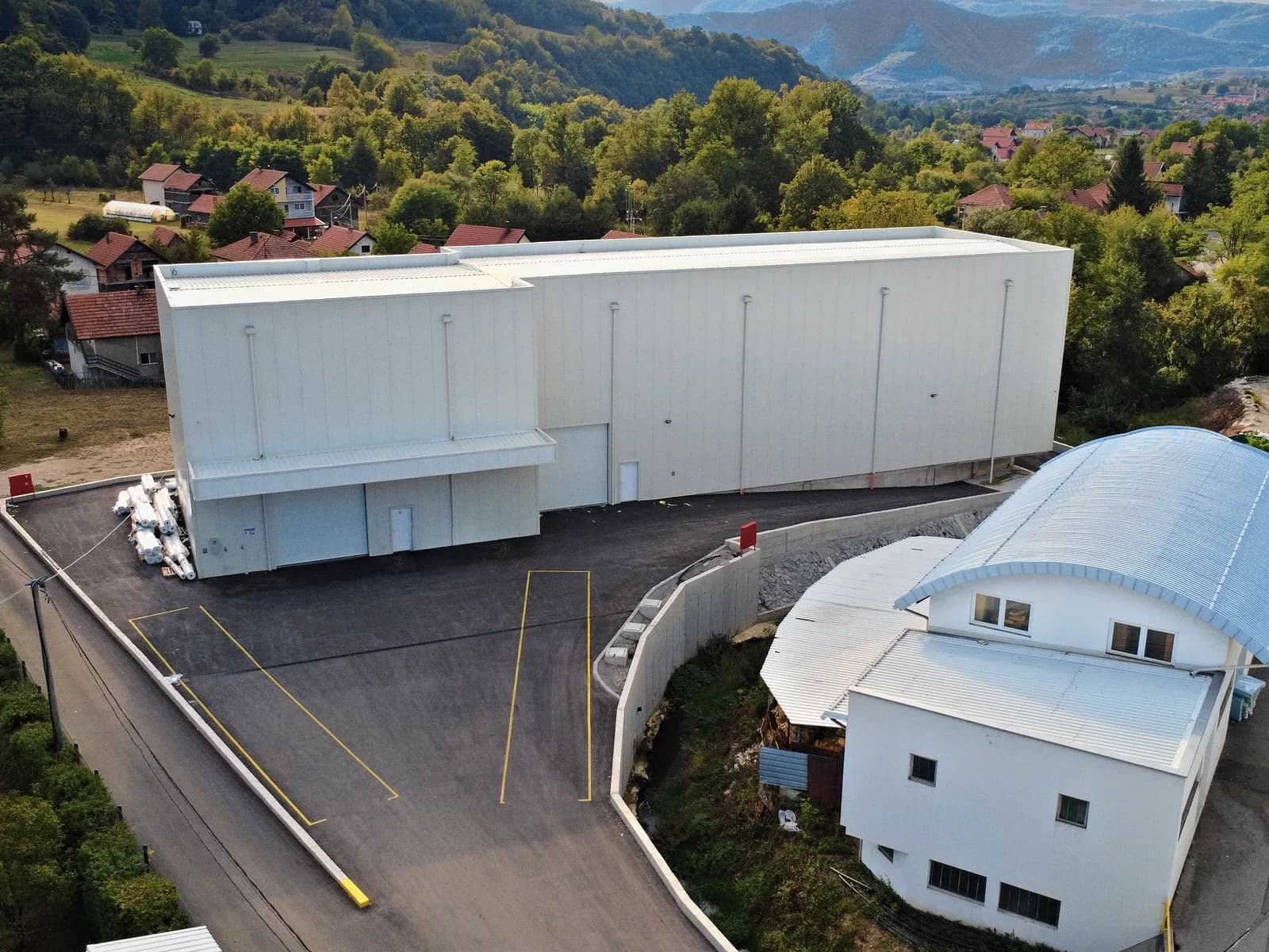 This is where the foam is made, not just warehoused